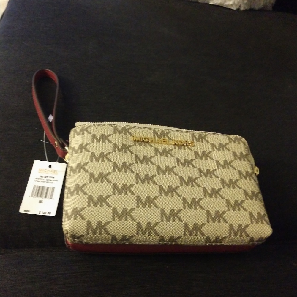 New MK wristlet